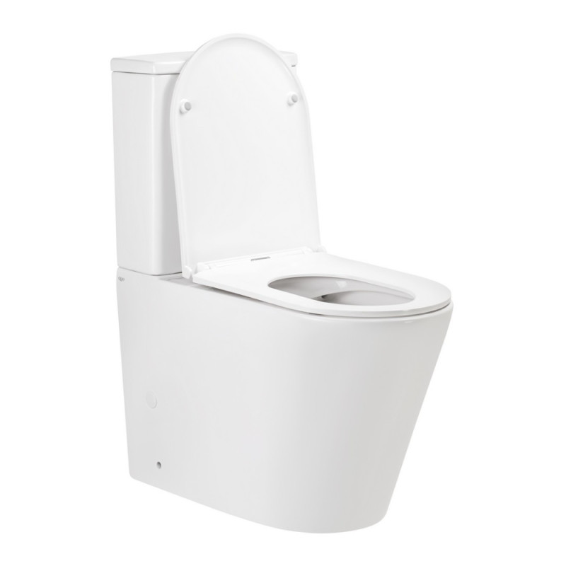 Унітаз-компакт Qtap Scorpio безобідковий з сидінням Soft-close QT14226002W