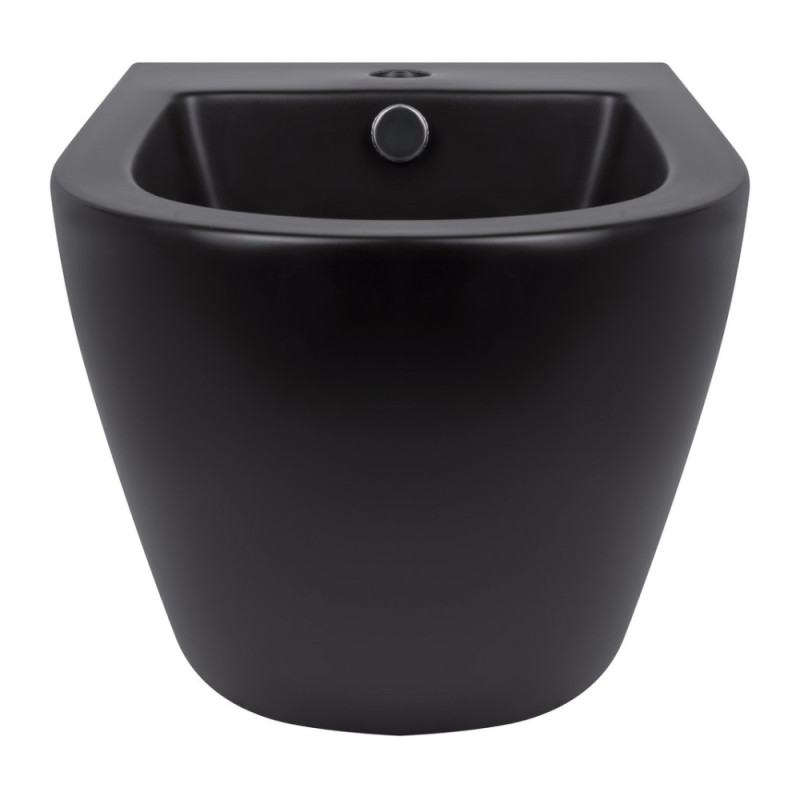 Биде подвесное Qtap Robin 495х370х325 Matt black QT1355046FMB
