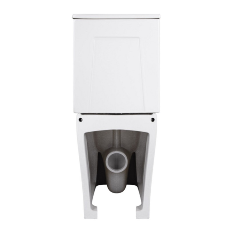 Унітаз-компакт Qtap Nando безобідковий з сидінням Soft-close QT12221222AW