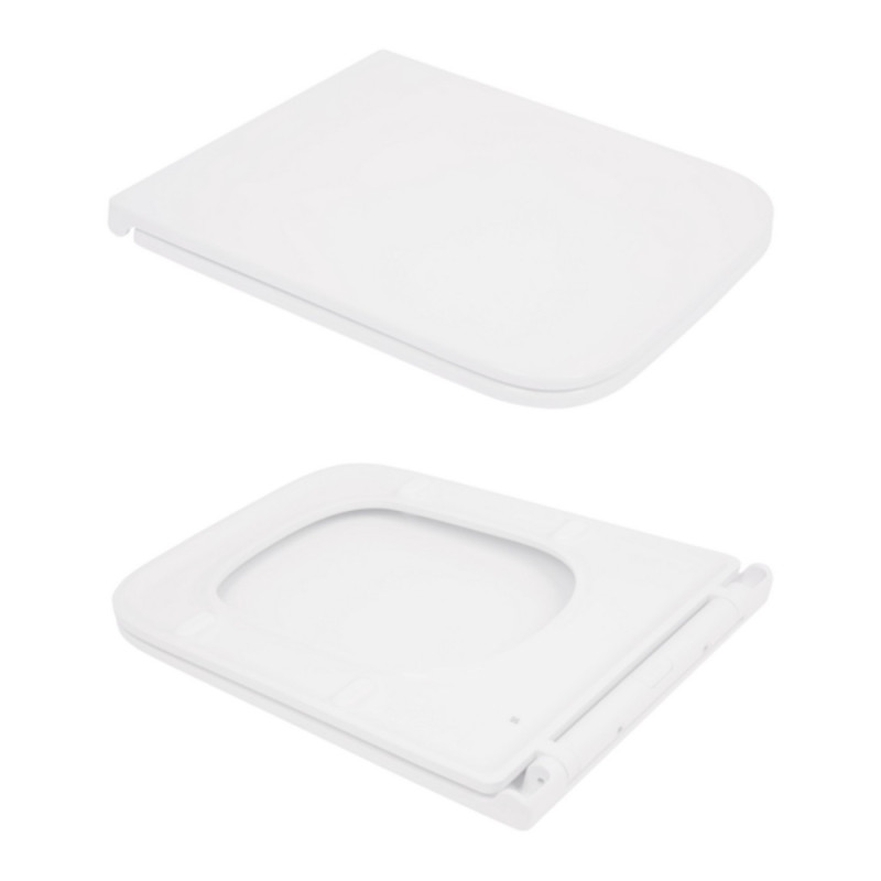 Унітаз підвісний Qtap Gemini безободковий з сидінням Soft-close QT2533076EUQW