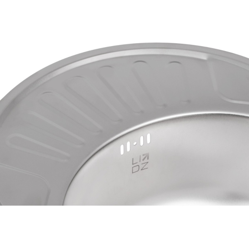 Кухонна мийка Lidz 5745 0,8 мм Satin (LIDZ5745SAT08)