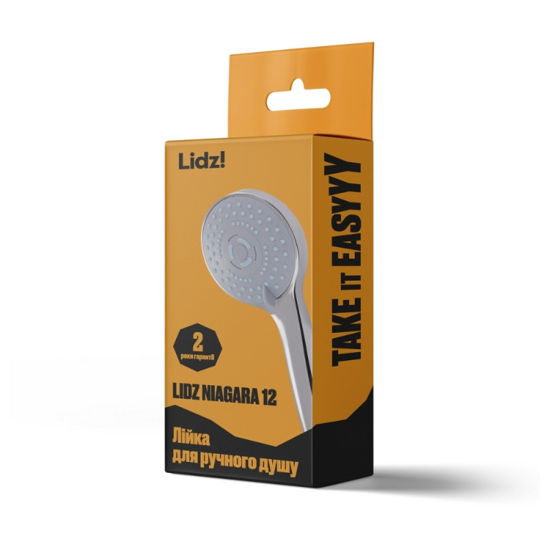 Лійка для ручного душу Лейки Lidz Niagara 12 98 мм округла LDNIA12CRM35443 Chrome