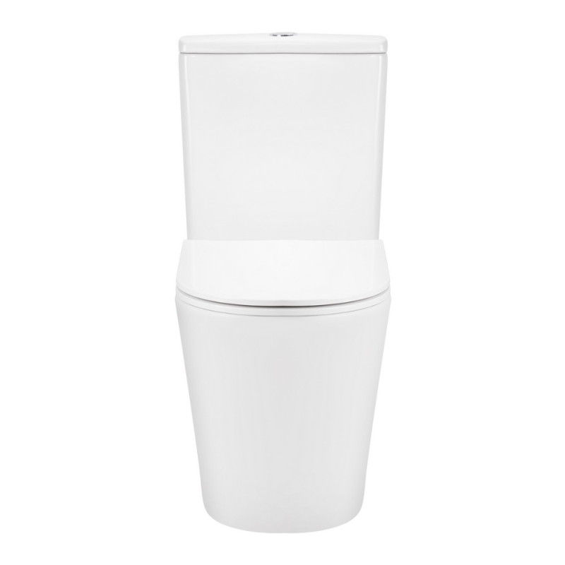 Унітаз-компакт Qtap Scorpio безобідковий з сидінням Soft-close QT14226002W