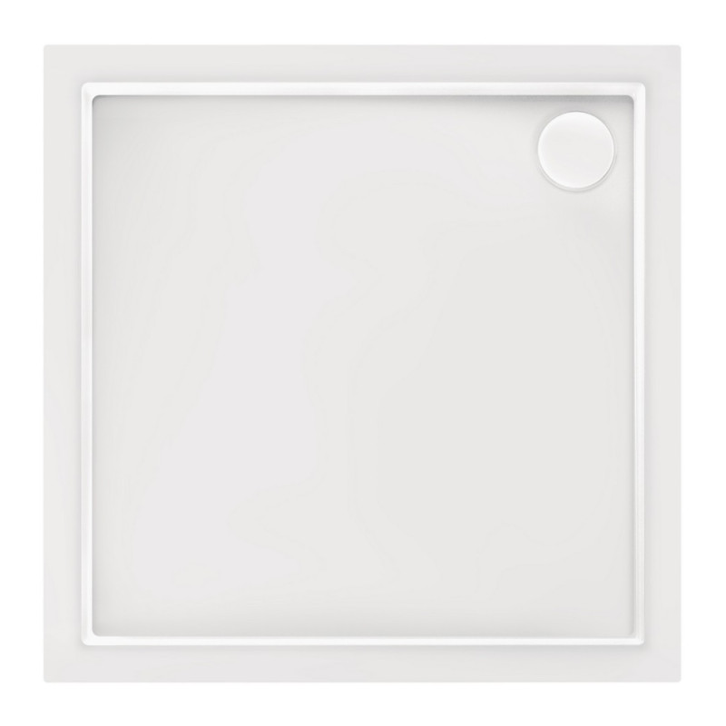 Душовий піддон Qtap Tern 301112 100x100x12 см + сифон