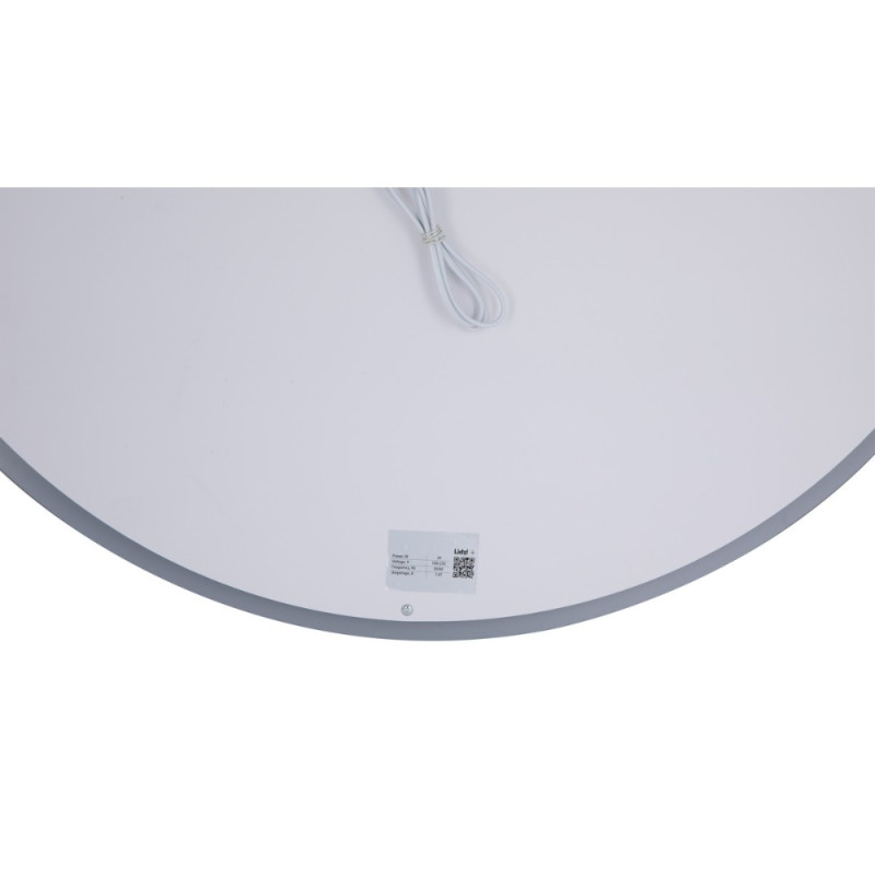 Зеркало Lidz Aria R800 с LED-подсветкой Touch, с антизапотеванием, с диммером, рег. яркости LD78LR800