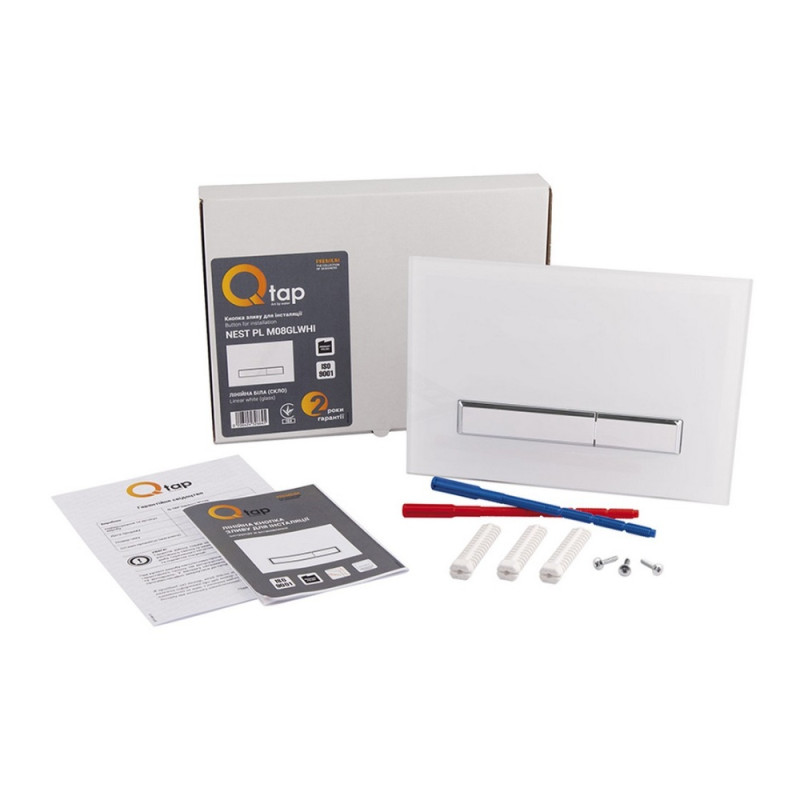 Панель змиву для унітаза Qtap Nest QT0111V1105GW