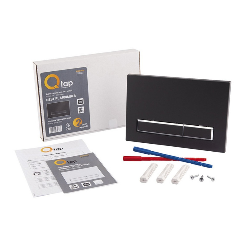 Панель змиву для унітаза Qtap Nest QT0111M08V1091MB