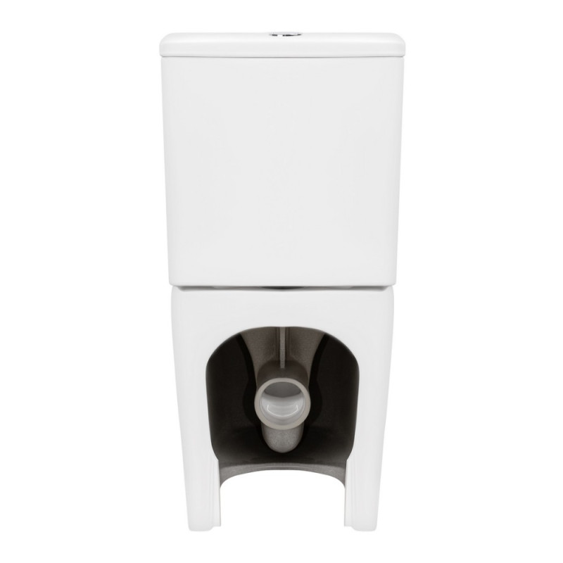 Унітаз-компакт Qtap Scorpio безобідковий з сидінням Soft-close QT14226002W