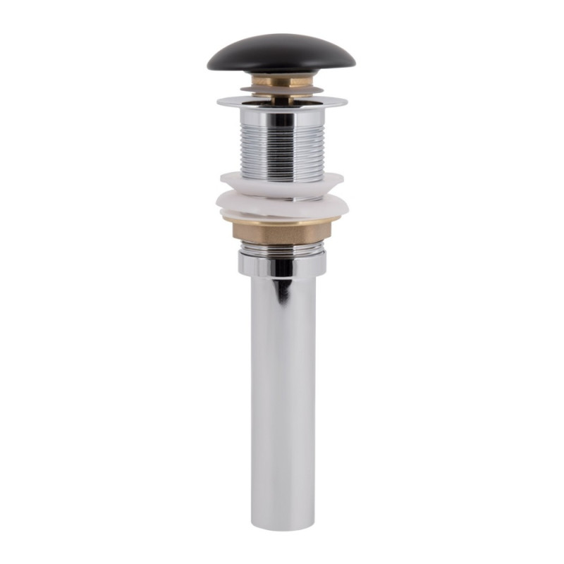 Донний клапан для раковини Qtap PU03 225х70х70 Matt black