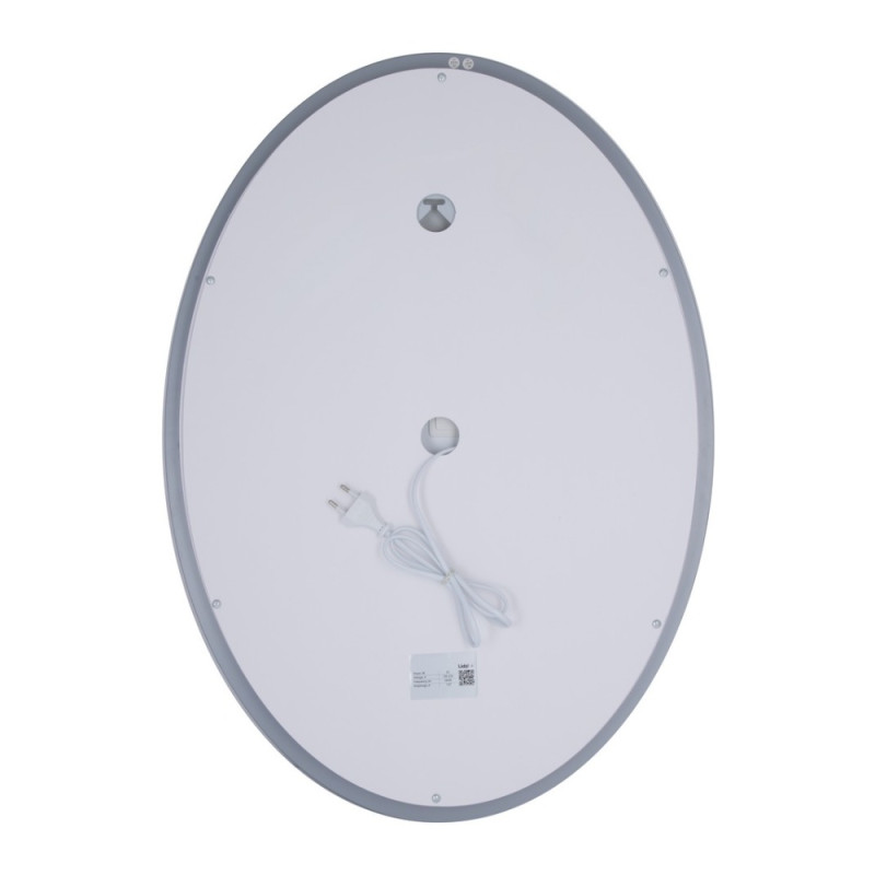 Дзеркало Lidz Vida 700х500 з LED-підсвічуванням Touch, з антизапотіванням, з димером, рег. яскравості LD78LF5070