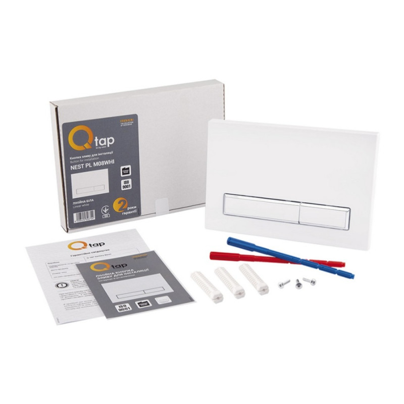 Панель змиву для унітаза Qtap Nest QT0111M08V1384W
