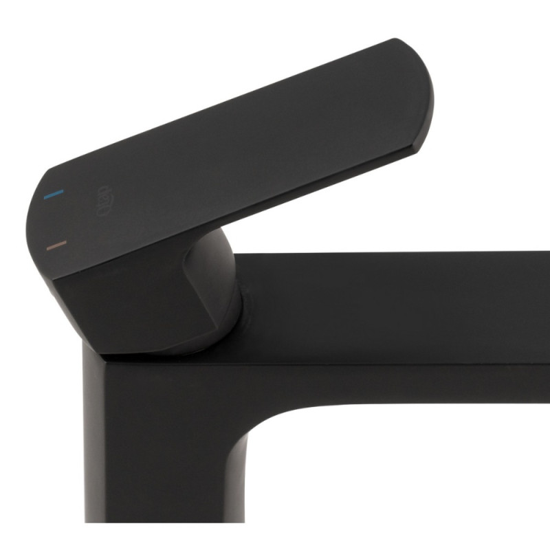Змішувач для раковини Qtap Lipno високий QTLIPNO1023H101CB Black Matt