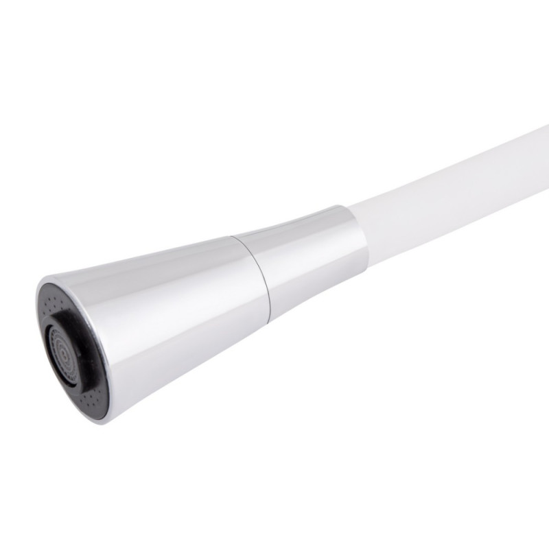 Смеситель для кухни Lidz Tani 008F3 с гибким изливом (k40) LDTAN008F3WCR37037 Chrome/White
