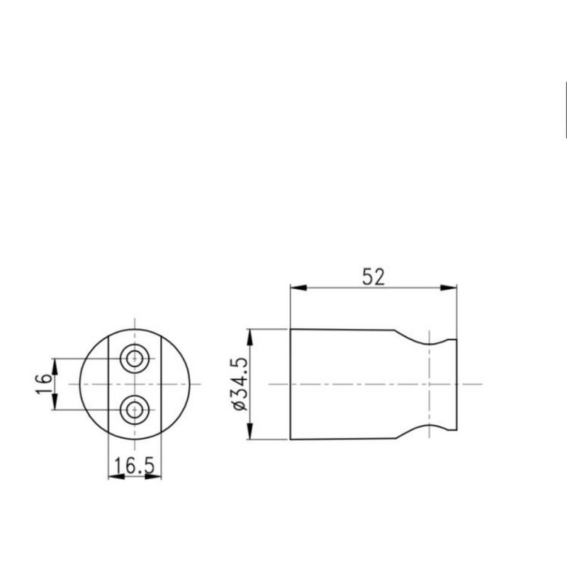 Держатель для ручного душа Qtap Spojeni округлый QT829910842854OB Black Matt