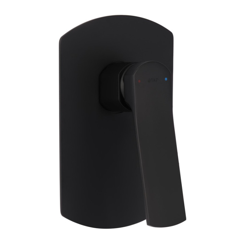 Змішувач для душу Qtap Slavonice прихованого монтажу QTSLA267BLM45903 Black Matt