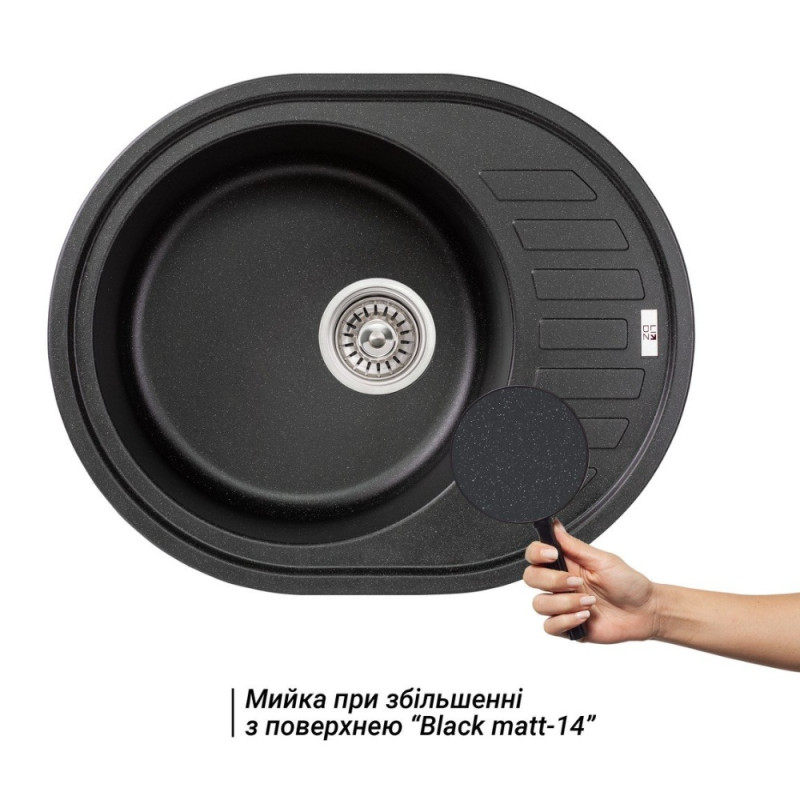 Кухонная мойка Lidz 620x500/200 BLM-14 (LIDZBLM14620500200)
