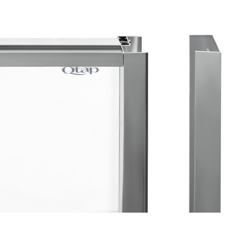 Душова кабіна Qtap Scorpio CRM10115-AC6 100x100 см, скло Clear 6 мм, покриття CalcLess, без піддона
