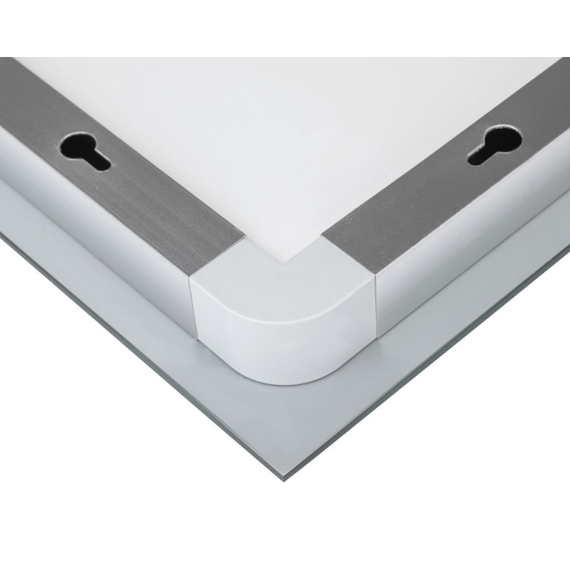 Дзеркало Qtap Mideya (MI1) 700х800 з LED-підсвічуванням Touch, з антизапотіванням, димером QT2078DCF7080W