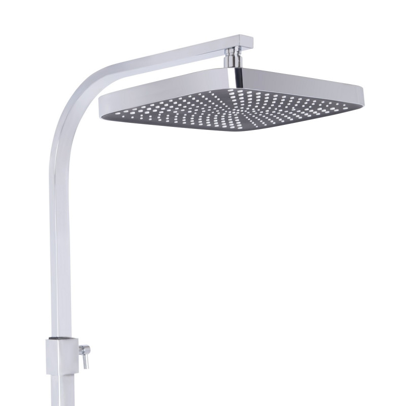 Душевая система универсальная Qtap Swan Cascada термостатическая на три потребителя (с изливом) QTSWA112CRM45902 Chrome