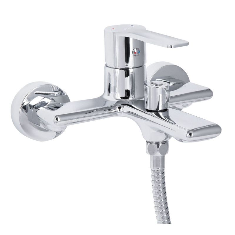 Змішувач для ванни Qtap Taurus (з душовим гарнітуром) QTTAU259CRM45661 Chrome
