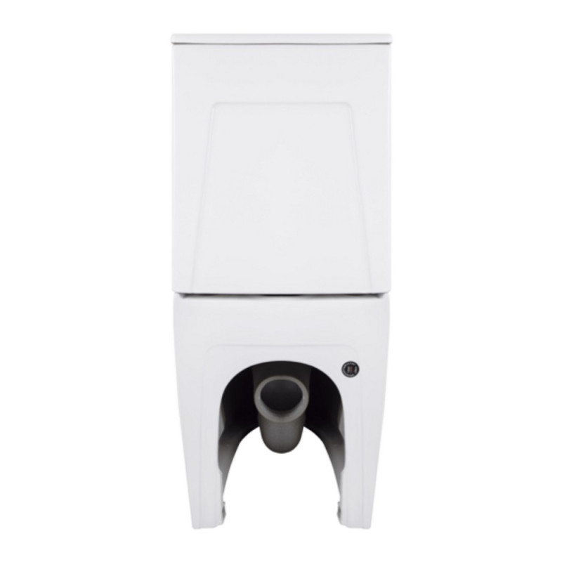 Унитаз напольный Qtap Robin New Ultra Quiet безободковый с сиденьем Soft-Close WHITE QT13226083AW