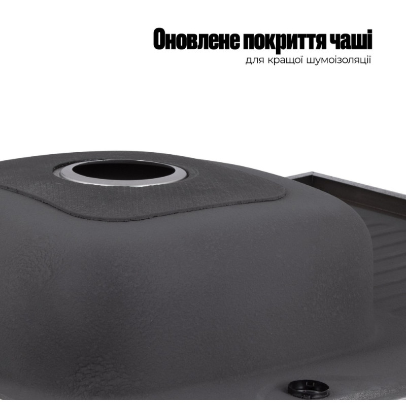 Кухонная мойка Lidz 6080-L 0,6 мм Satin (LIDZ6080L06SAT)