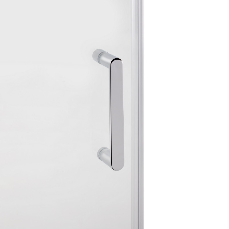 Душові двері в нішу Qtap Taurus CRM201-11.C6 97-108x200 см, скло Clear 6 мм, покриття CalcLess