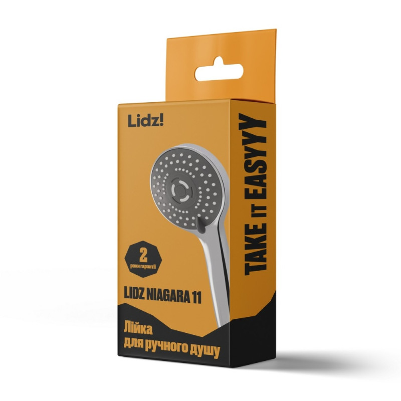 Лійка для ручного душу Лейки Lidz Niagara 11 98 мм округла LDNIA11CRM35464 Chrome