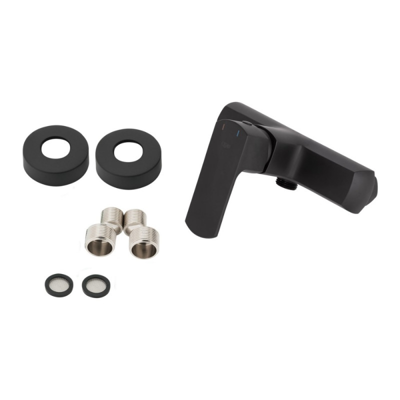 Змішувач для душу Qtap Lipno QTLIPNO4023101CB Black Matt