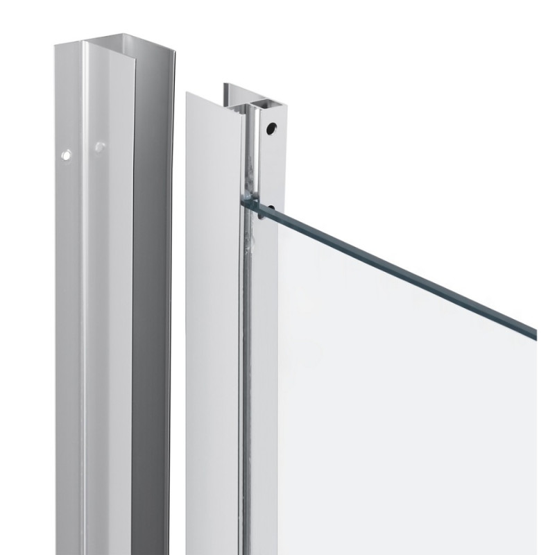 Душова кабіна Qtap Taurus CRM1011SC6 100x100 см, скло Clear 6 мм, покриття CalcLess без піддона