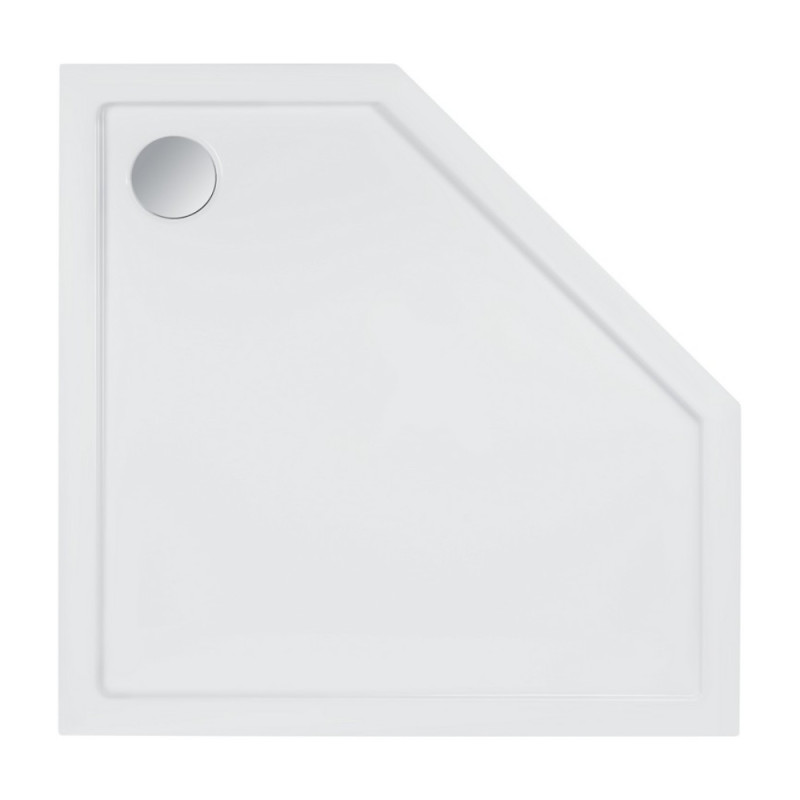 Душовий піддон Qtap Diamond 309912 90x90x12 см + сифон