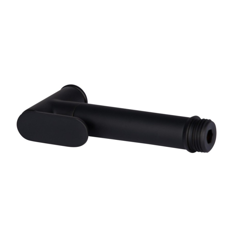 Лійка для гігієнічного душу Qtap Rucni округла QT889910842855OB Black Matt