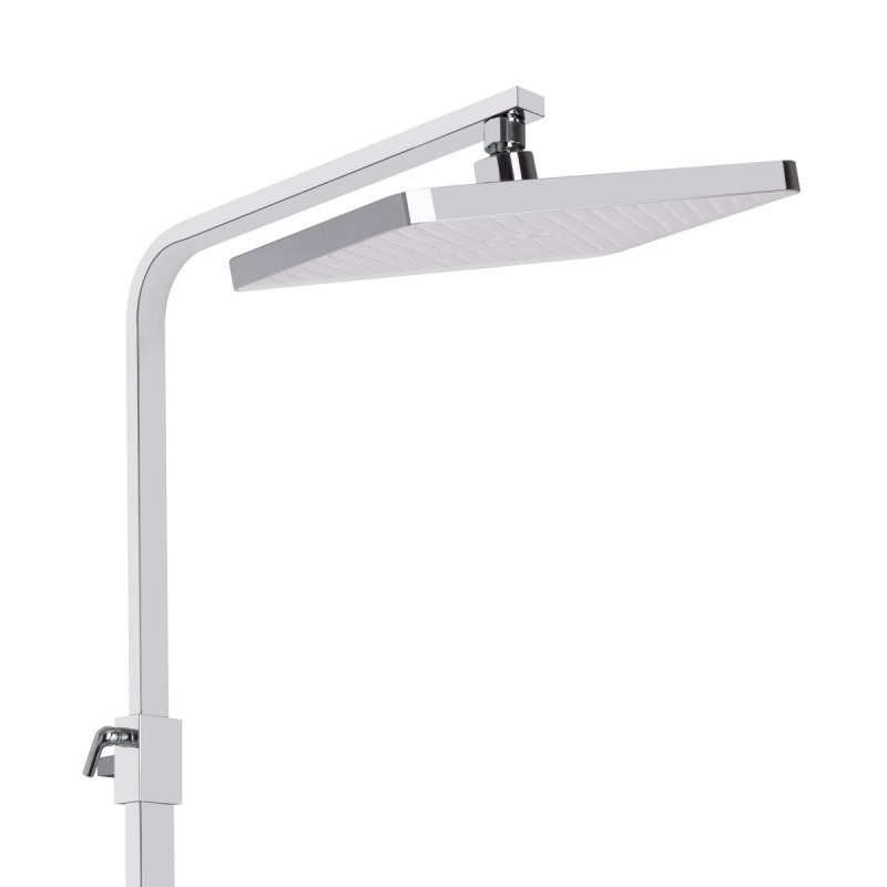 Душова система універсальна Qtap Swan Cascada на три споживача (з виливом) QTSWA111CRW45570 Chrome/White