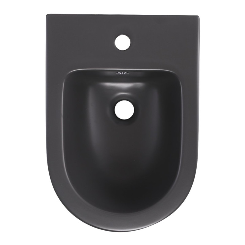 Біде підвісне Qtap Robin 515x370x350 мм, Anthracite QT13551381GAN