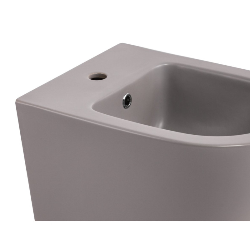 Біде підвісне Qtap Robin 515x370x350 мм, Stone grey QT13551381GSG