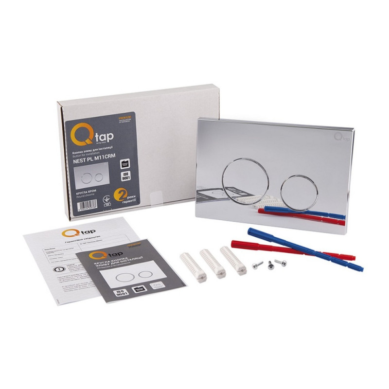 Панель змиву для унітаза Qtap Nest QT0111M11112CRM