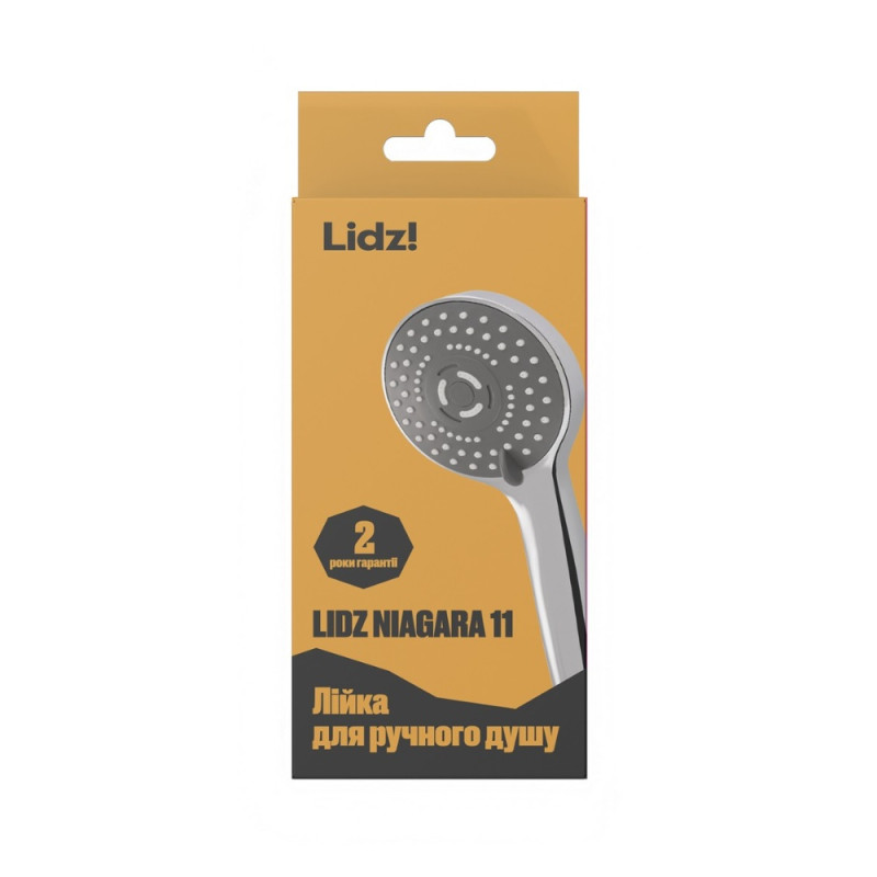 Лійка для ручного душу Лейки Lidz Niagara 11 98 мм округла LDNIA11CRM35464 Chrome