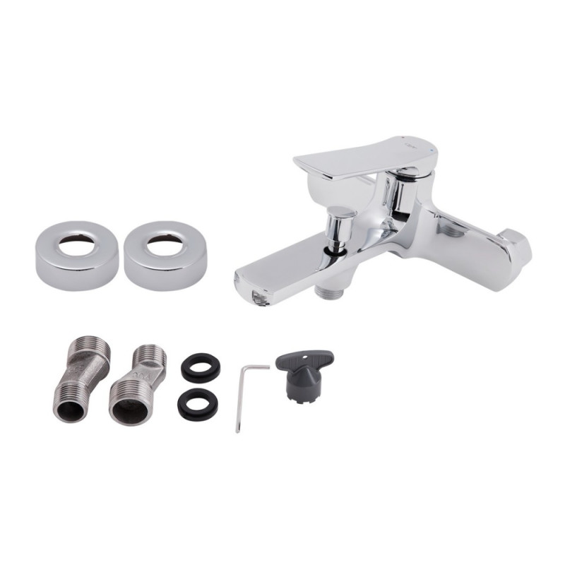 Змішувач для ванни Qtap Slavonice QTSLV3042103DC Chrome