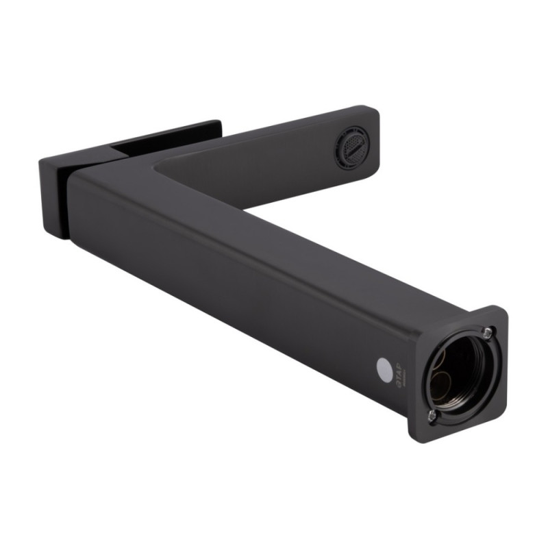 Смеситель для раковины Qtap Gemini высокий QTGEM269GMB45680 Gunmetal Black PVD