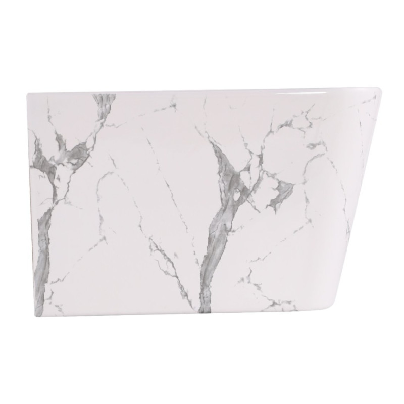 Біде підвісне Qtap Tern 520x350x330 мм, Marble QT17551303GMR