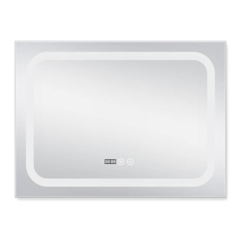 Дзеркало Qtap Mideya (DC-F906) 800х600 з LED-підсвічуванням Touch, з димером QT2078F906W