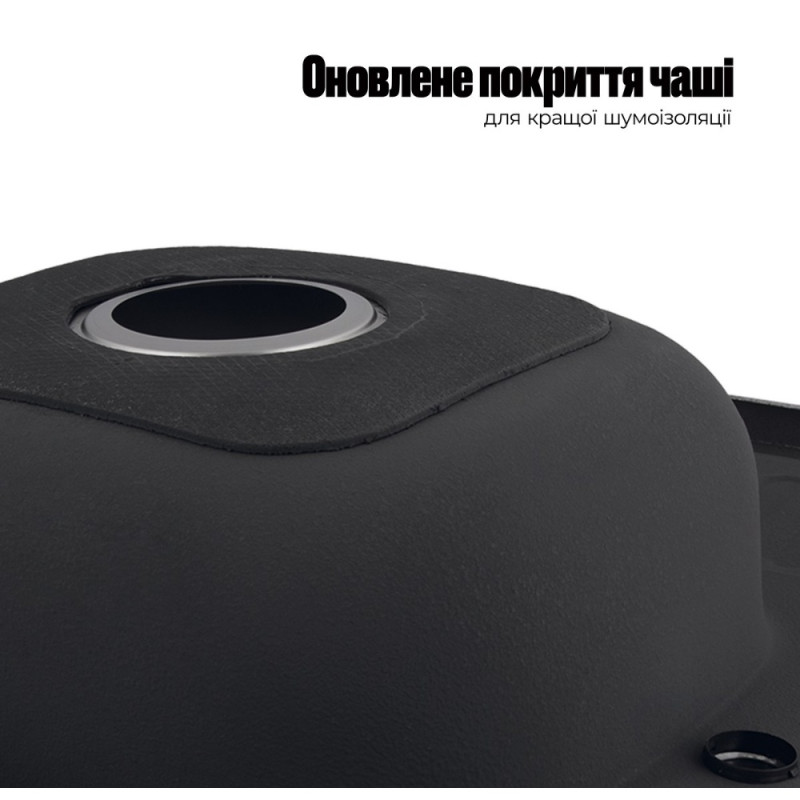 Кухонна мийка Lidz 6060-L 0,6 мм Satin (LIDZ6060SAT06)