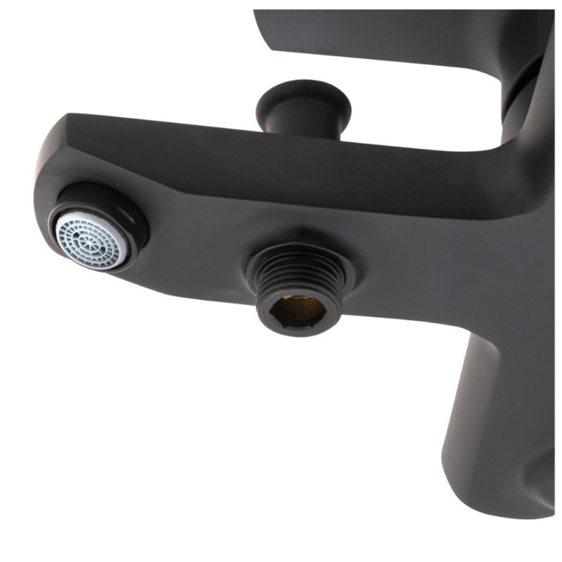 Змішувач для ванни Qtap Lipno QTNH3023101DCB Black Matt