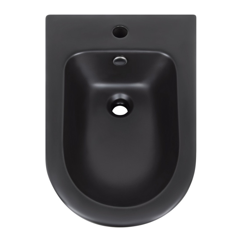 Биде напольное Qtap Robin 565x360x405 Matt black QT13442141CMB