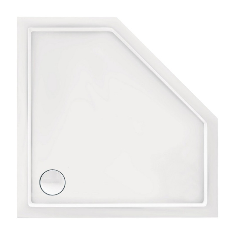 Душовий піддон Qtap Diamond 301112 100x100x12 см + сифон
