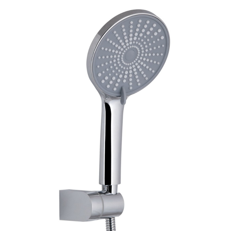 Смеситель для ванны Qtap Stenava New с поворотным изливом (c душевым гарнитуром) QTSTE2601CRM45536 Chrome