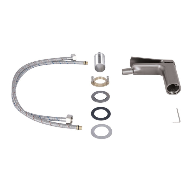 Змішувач для біде Qtap Slavonice QTSLA255GMB45923 Gunmetal Black PVD