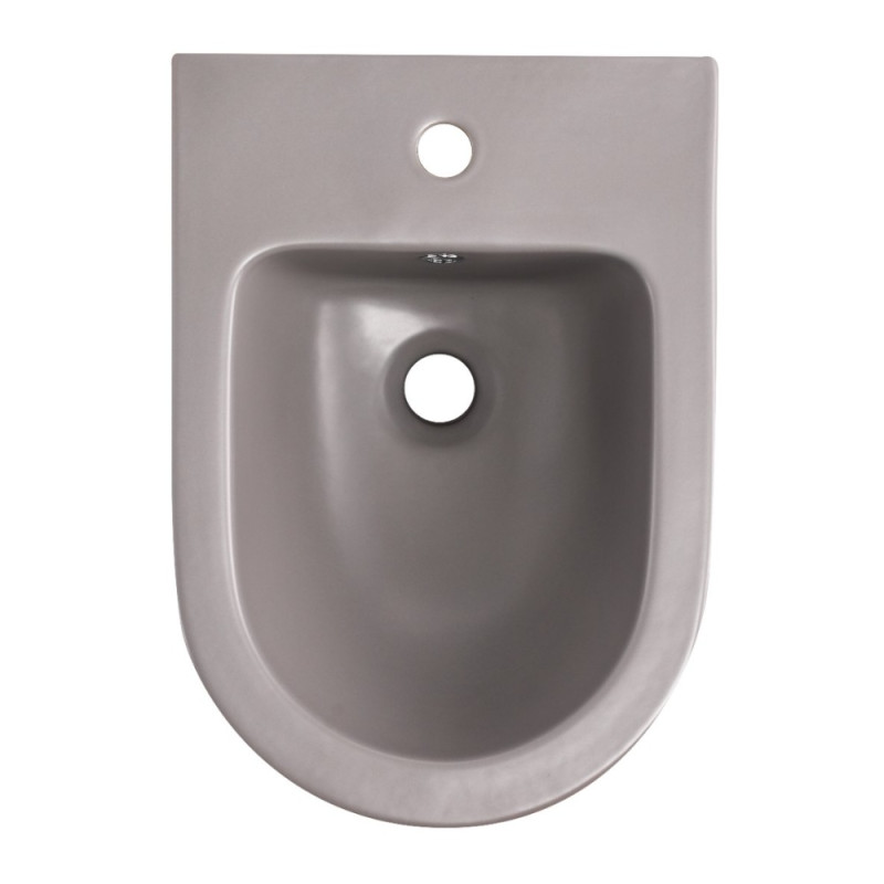 Біде підвісне Qtap Robin 515x370x350 мм, Stone grey QT13551381GSG