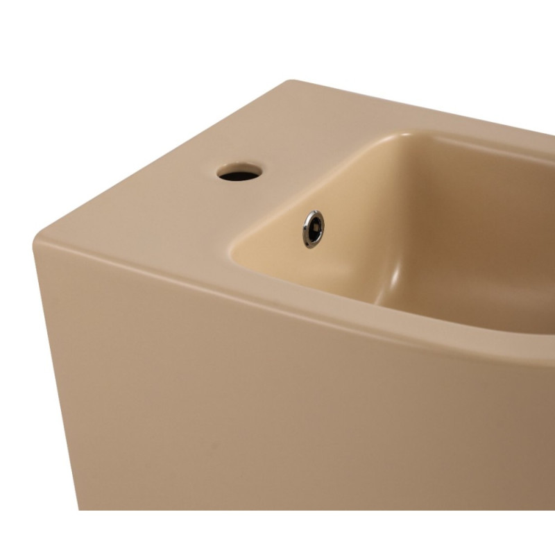 Біде підвісне Qtap Robin 515x370x350 мм, Beige QT13551381GSB