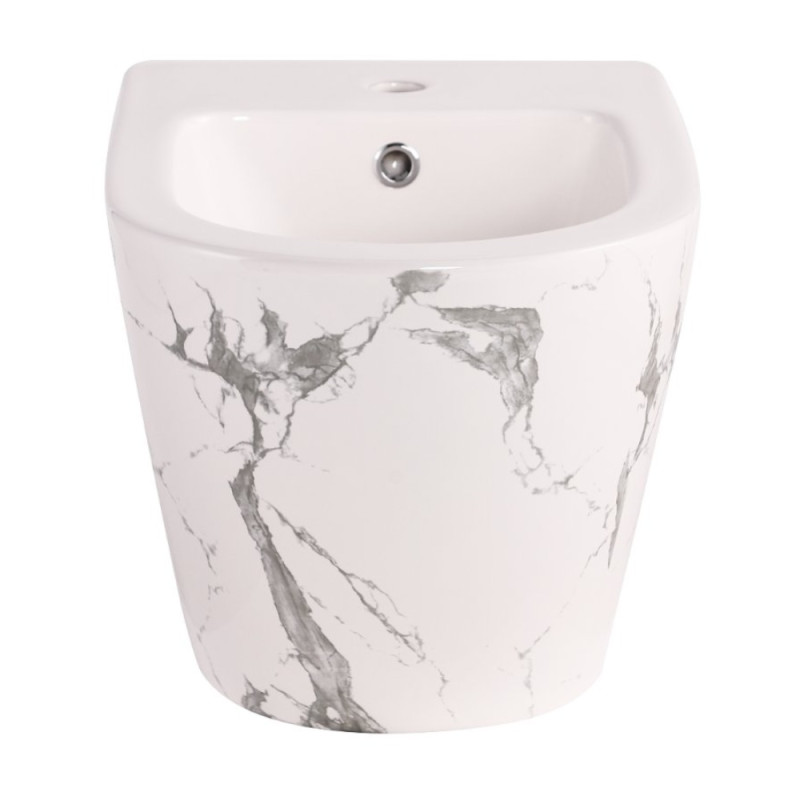 Біде підвісне Qtap Robin 515x370x350 мм, Marble QT13551381GMR